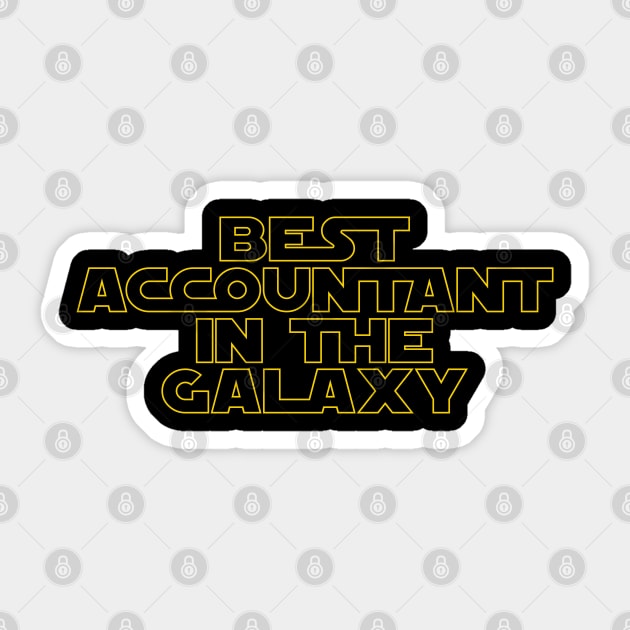 Best Accountant in the Galaxy Sticker by MBK